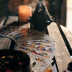 Tarot Cards on table
